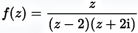 Funktion von F(t)=exp((-1%3+2i)t)